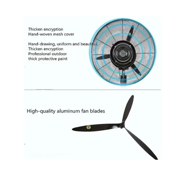 Cool Master 26 Inch Wall Mist Fan ES-XF26M, 380W, For Sale - Image 2