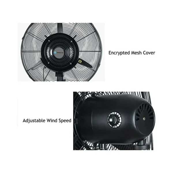 Cool Master 26 Inch Wall Mist Fan ES-XF26M, 380W, For Sale - Image 5